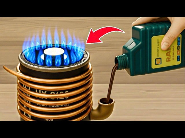 The Ultimate 3-in-1 Waste Oil Stove! Cooks Food, Heats Home