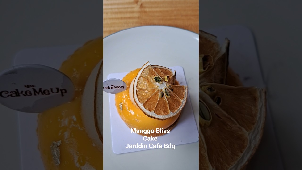 Manggo bliss cake me up at Jardin cafe Bandung