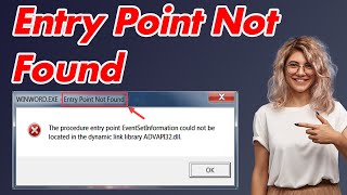 [solved] how to fix entry point not found error (100% working)