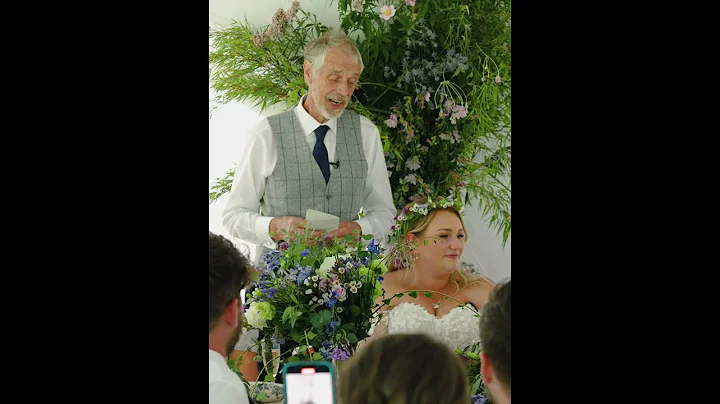The perfect father of the bride speech? 😂 #weddingfilm #wedding #weddingspeech #diywedding