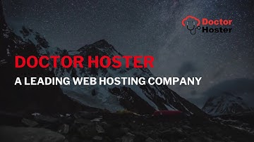 DOCTOR HOSTER - A Leading Web Hosting Company