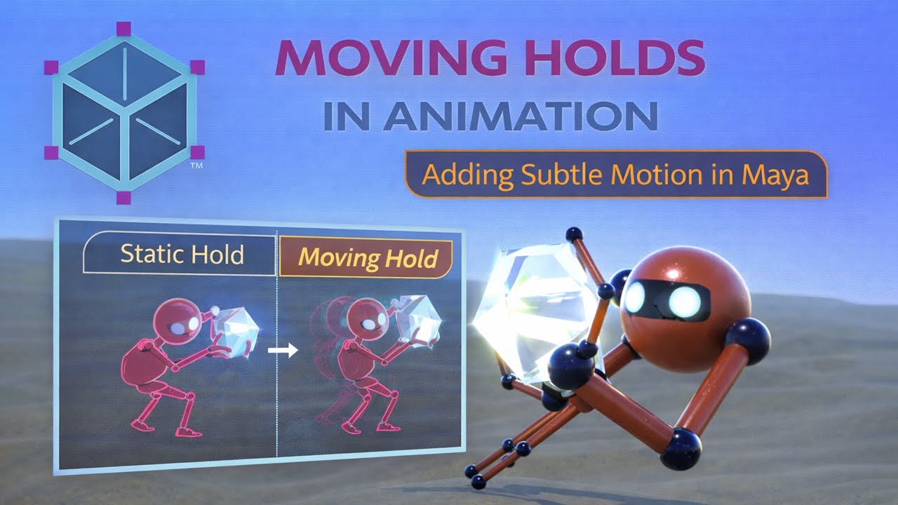 Moving Holds in Animation – Adding Subtle Motion in Maya - YouTube