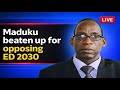 Professor Madhuku assaulted for opposing ED 2030, Watch Madhuku beaten up