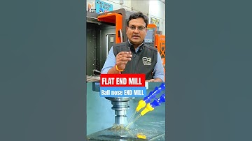 FLAT END MILL VS Ball nose end mill selection process #vmctooling #sigmayouthengineers