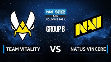 CS:GO - Team Vitality vs. Natus Vincere [Overpass] Map 1 - IEM Cologne 2021 - Group B