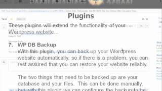 Wordpress Plugins - Part 3