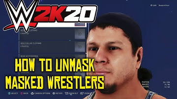WWE 2K20 - How To Unmask Masked Wrestlers
