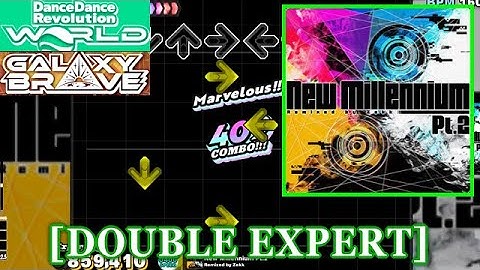 【DDR WORLD】 New Millennium Pt.2 / Remixed by Zekk [DOUBLE EXPERT] 譜面確認+Clap