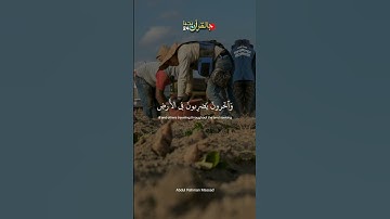 (علم ان سيكون منكم مرضي)عبد الرحمن مسعد🎧حالات واتس قران كريم