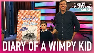 'Diary of a Wimpy Kid' Author Jeff Kinney & 9YearOld Superfan Reveal New Book Cover