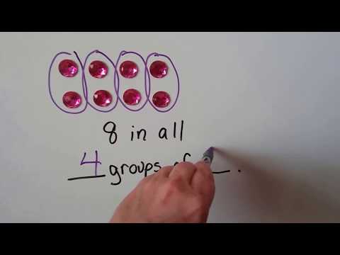 Grade 2 Math  12.9, Making equal groups  (division)