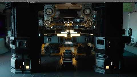 WIP with moving lights scene and light tree bvh