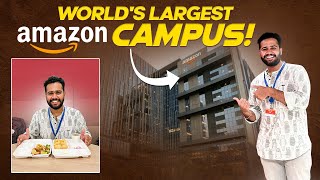 World’s Largest Amazon Campus Tour | Amazon Hyderabad Campus | Nom Nom Foodie #62