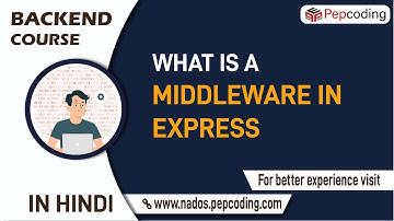 What is a Middleware in Express |  What,Why,How | Learn backend Development in Hindi