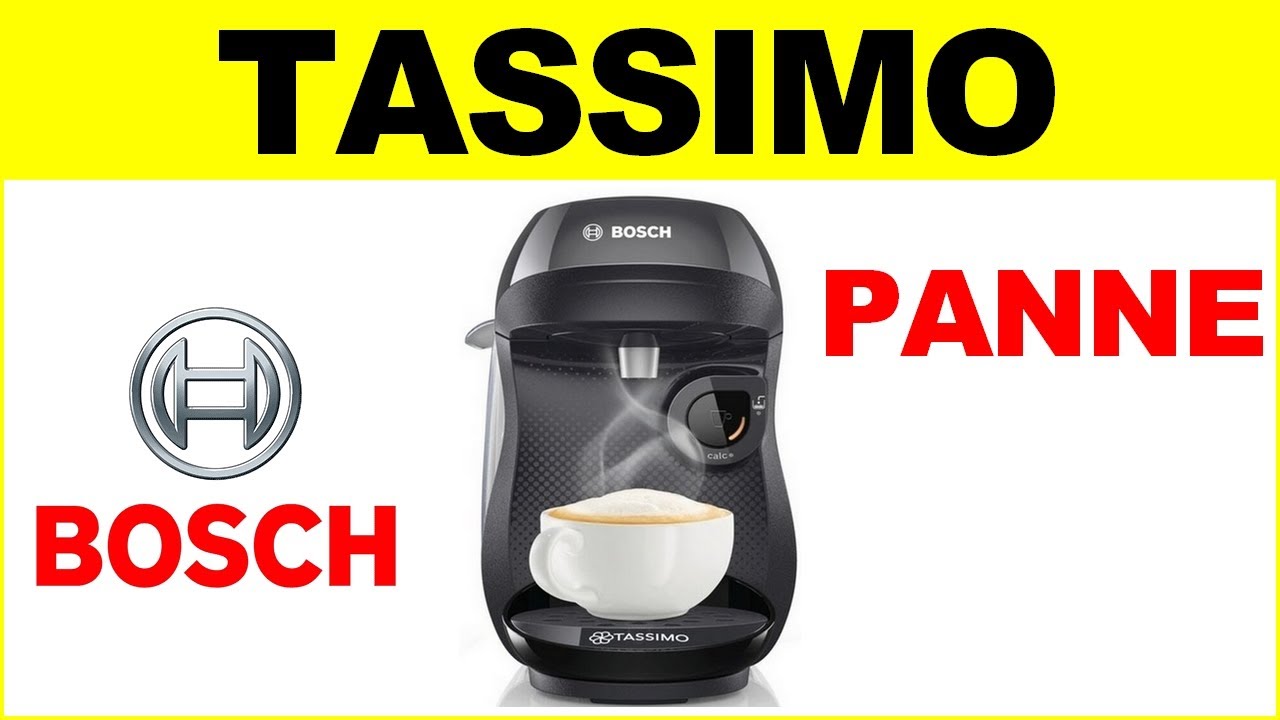 Bosch Tassimo Panne Simple A Reparer Cafetiere Machines A Cafe A Capsules Youtube