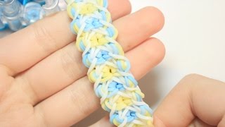 Sacred Gems Bracelet | Rainbow Loom Tutorial | One Loom