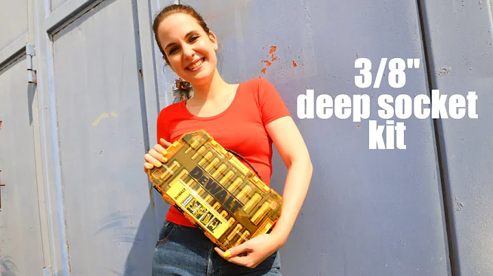 DeWALT 3/8" deep socket set