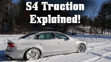 B8.5 S4 Explained: Traction Control On vs. Sport vs. Off!
