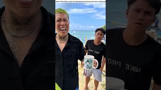 👉 Funny Prank 😂 Dirty Water Challenge Gone Wrong 😱 #shorts #virul