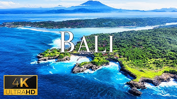 FLYING OVER BALI (4K Video UHD) - Relaxing Piano Music With Beautiful Nature Video For Stress Relief