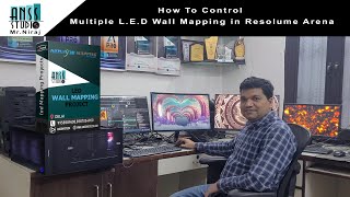 LED Wall Mapping Control: Step-by-Step Guide in Resolume | Ultimate Tutorial: In hindi | Mr.niraj