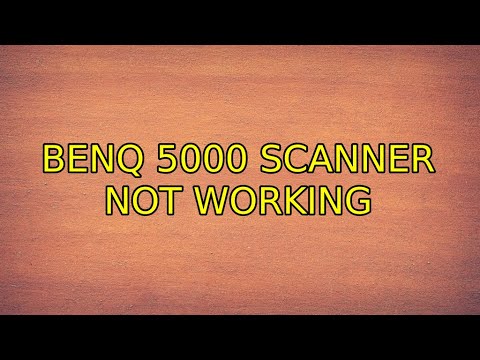 Ubuntu Benq 5000 Scanner Not Working Youtube
