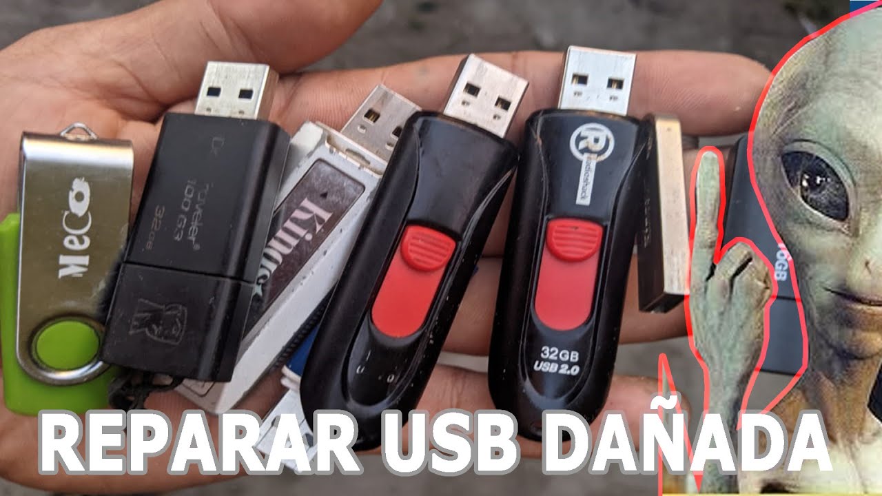 Reparar memoria usb