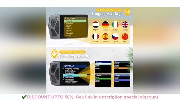 BaFang Motor Color Bluetoth Display EB02 CAN Protocol Unlock Speed Limit Set Wheel M510 M600 M820 M8