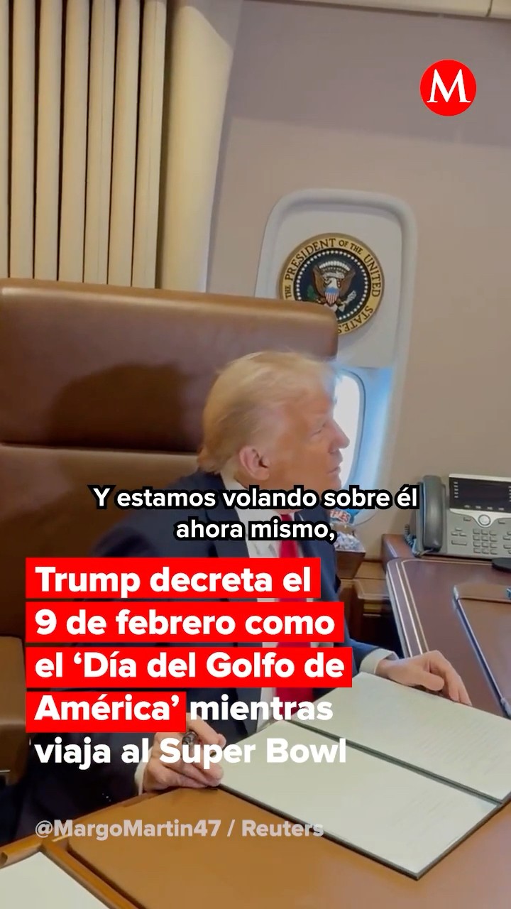 Trump decreta el 9 de febrero como el 'Día del Golfo de América'