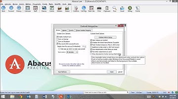 How to Enable the Outlook Add-In in AbacusLaw 2015