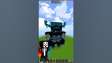 Noob vs Pro vs Hacker | Warden☠️ #shorts #funnyshorts #funny #gaming #minecraftnoobvsprovshacker