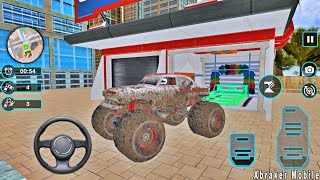 Car Wash Garage Service Workshop #6 - Monster Truck Mud Wash - Best ANdroid Gameplay