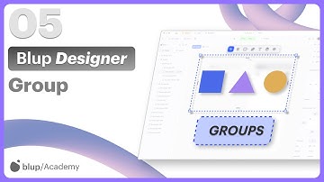 Blup Academy #5 | How to use the Group Option in Blup to combine multiple elements into single unit?