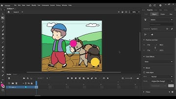 การสร้างนิทานและเขียน Action Script 3.0 ควบคุมเสียงและ Scene  โดยใช้โปรแกรมAdobe Animate