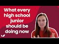 What every junior should be doing now to prepare for college