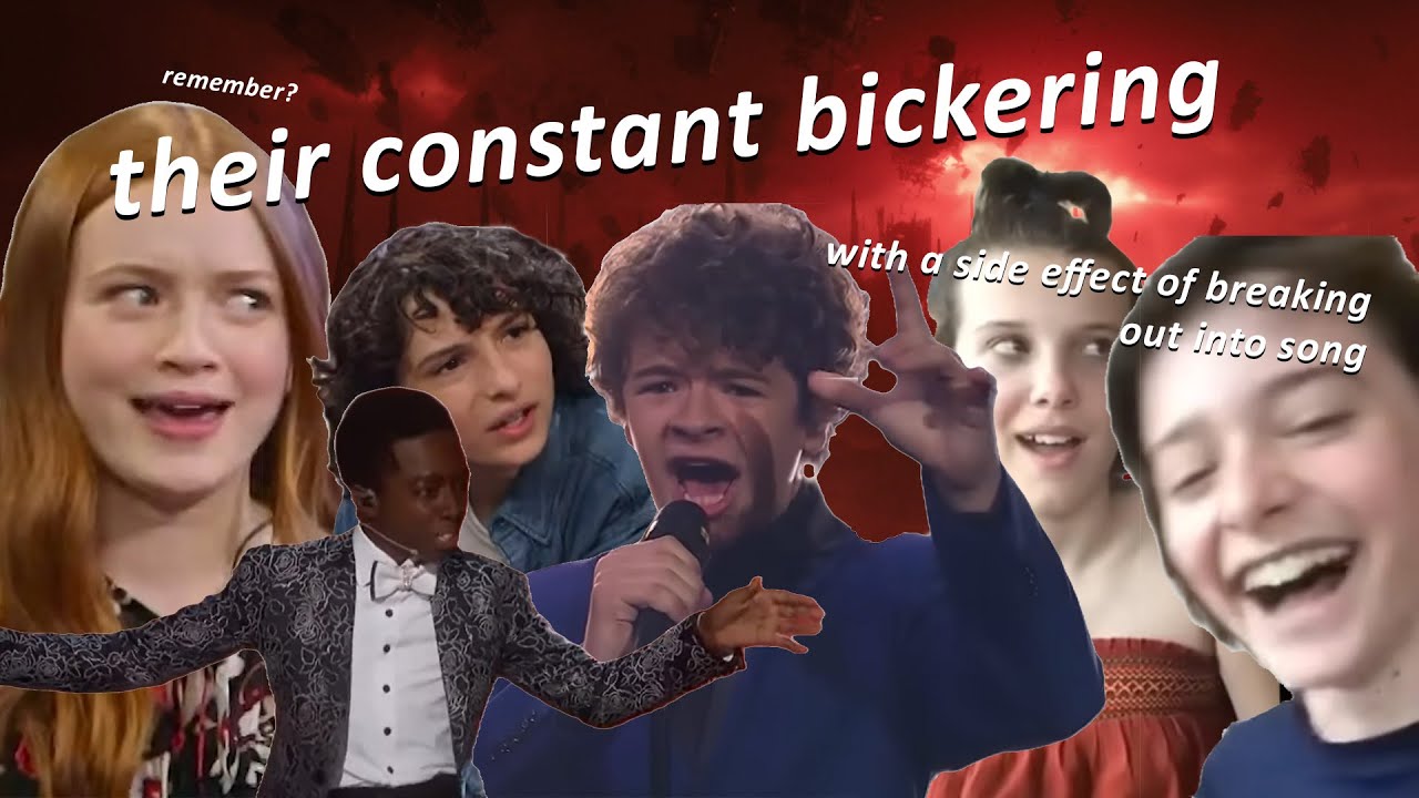 baby Stranger Things cast singing and bickering for 5 minutes and 41 seconds STRAIGHT