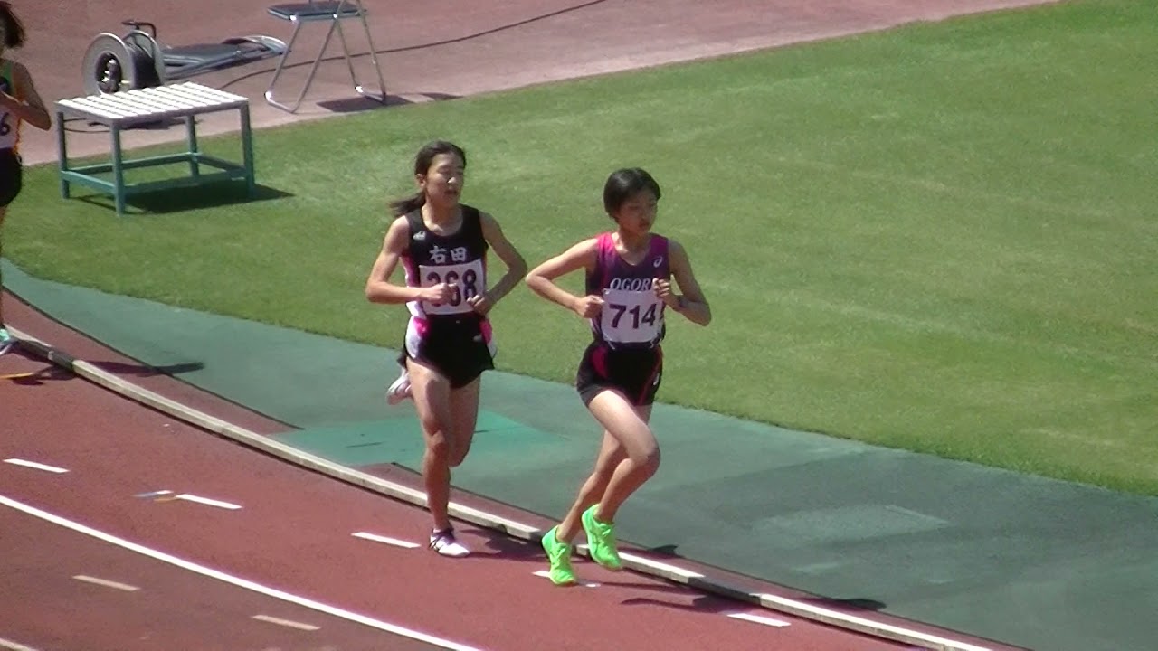 20210410山口県中学校春季陸上競技記録会 女子1500m第1組 Youtube