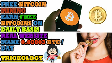 Free Bitcoin Cloud Mining Website New | Zero Investment Site