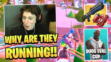 PeterBot HUNTS Down the Entire Lobby in Duos Eval Cup!