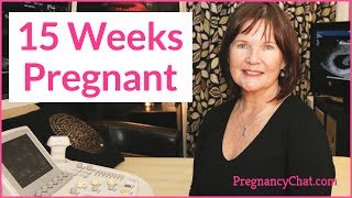 "15 Weeks Pregnant" by PregnancyChat.com @PregChat