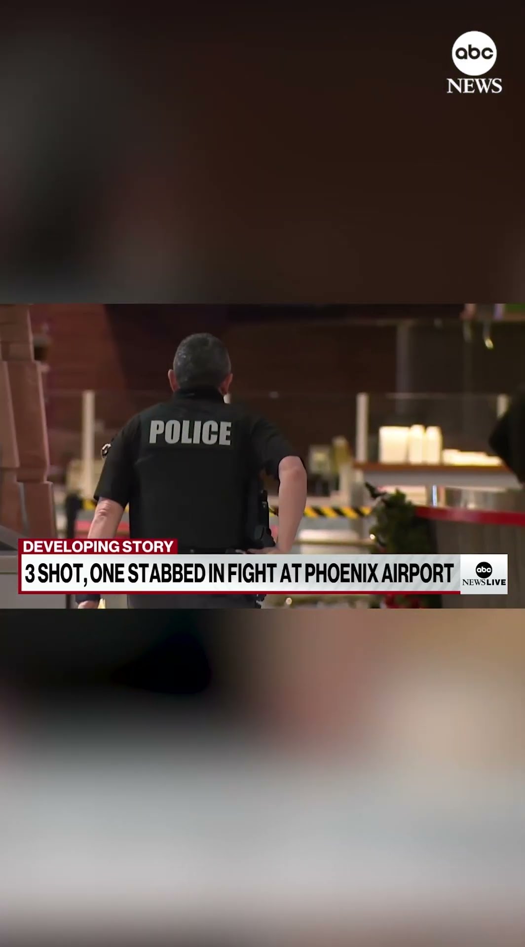 Christmas shooting at Phoenix airport leaves 3 people wounded, 1 stabbed
