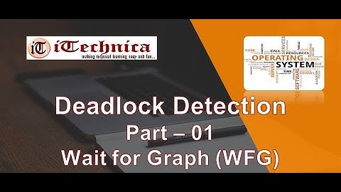 36. Deadlock Detection (Part - 01) | Single Instance of Each Resource Type | Wait for Graph (WFG)