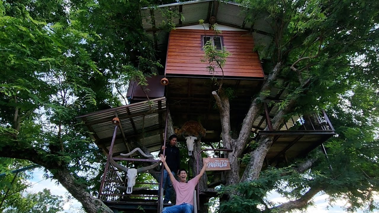 น้าภารโรงสร้างบ้านต้นไม้ด้วยงบ 8 พัน | เอิร์ธสดชื่น สร้างอาชีพ | ซีรีย์ มหาสารคาม