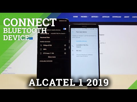 How to Connect Alcatel 1 2019 via Bluetooth – Connection Settings