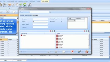 Steel Projects PLM - Parts Manager: Create FNC and CAM data