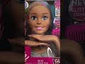 Barbie glitter hair styling head 