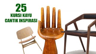 25 MODEL KURSI KAYU CANTIK MINIMALIS