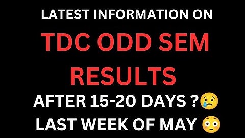 Latest Result Dates | TDC ODD SEM FINAL EXAM | Assam University Silchar #tdc #assamuniversity