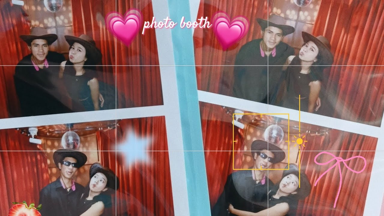 photoboox and eating sushi together🍣🍣