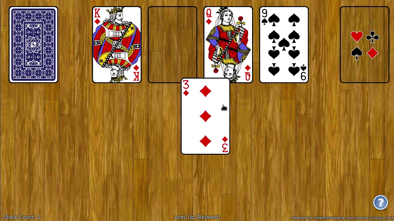Solitaire / Play Aces Up Solitaire